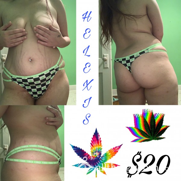 💨🍃420 Strappy Thong 🍃💨