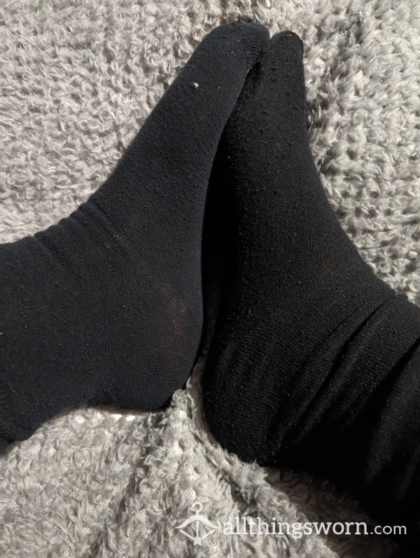 48 Hour Black Socks