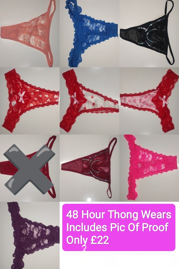 48 Hour Thong Wears 💦