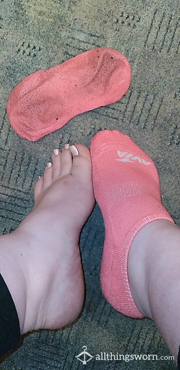48 Hour Worn Pink Socks 💗