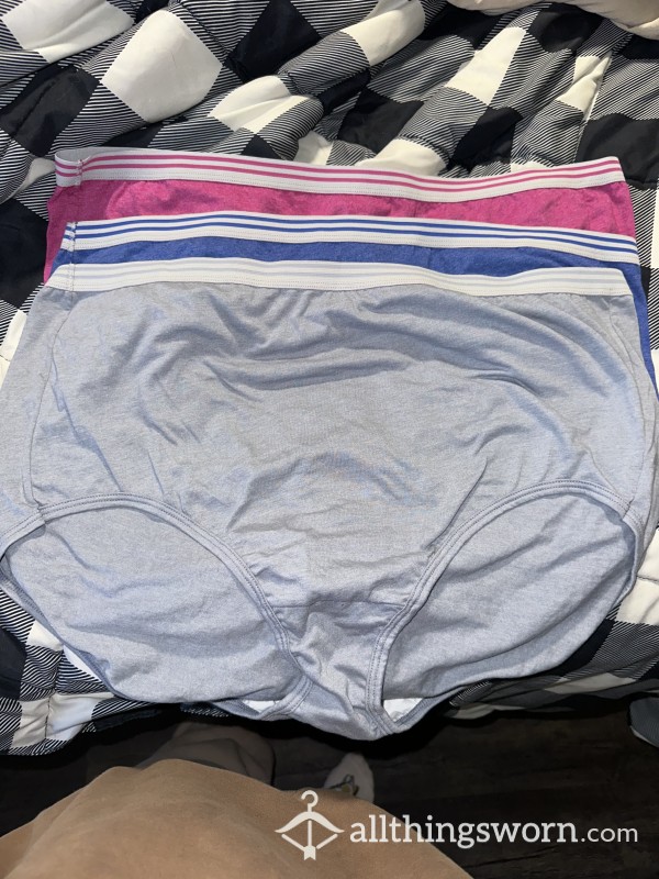 4xl Granny Panties !! Way Too Big For Me But A Lot For You To Dig Your Nose Into !