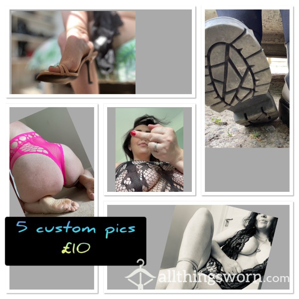 5 Custom Pics Of Your Choice £10