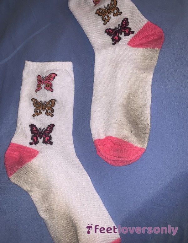 5 Day Wear Butterfly Fritos Socks