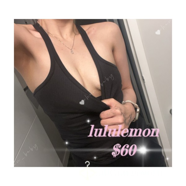 5 Day Wear 🎀 Sweaty Smelly Gym Top 🎀 Lululemon Size 6 028