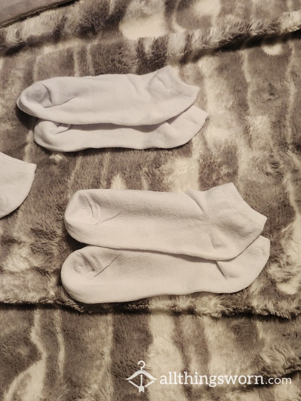 5 Days Worn White Sock With Free Shipping