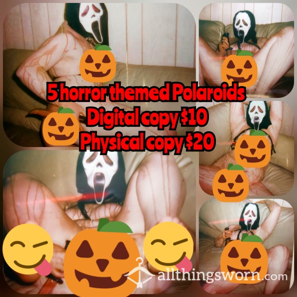 5 Horror Themed Polaroids [Digital And Physical Copies Available]