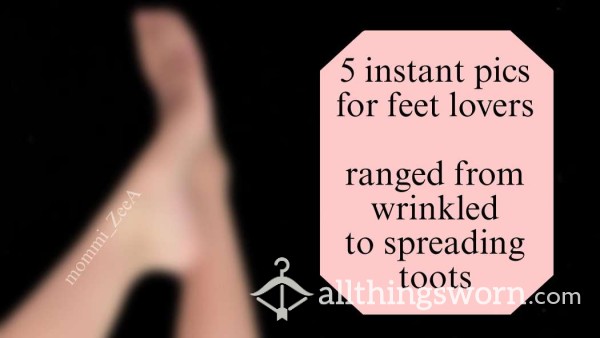 5 Instant Pics For Feet Lovers | Pink Toes | Size 7