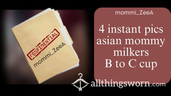 4 Instant Pics Of My Mommy Milkers | Tan Asian | B To C Cup