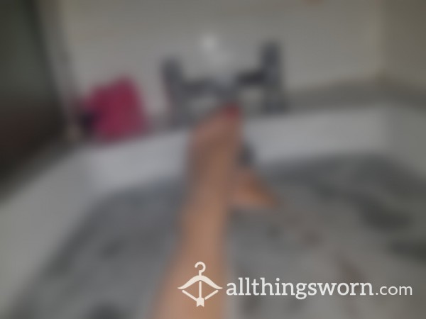 10 Photos Of My Feet Getting A Good Soaking In The Bath