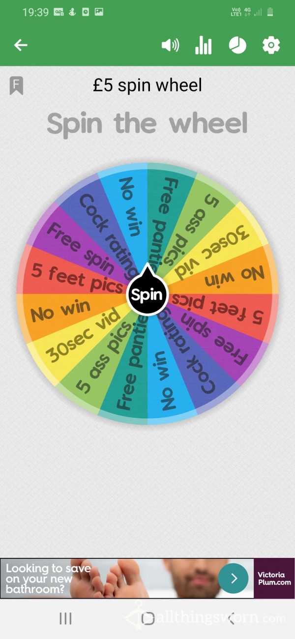 £5 Spin The Wheel