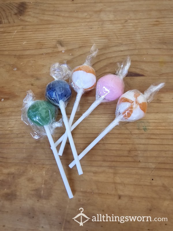 5 X Lollipops/Suckers (will Be Sucked Before Posting)