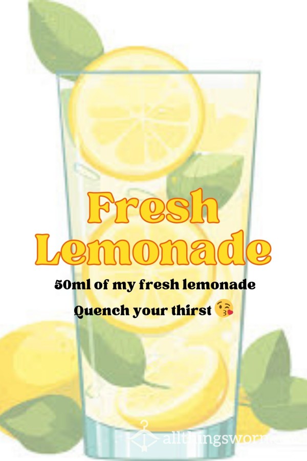 50ml Fresh Lemonade 🍋