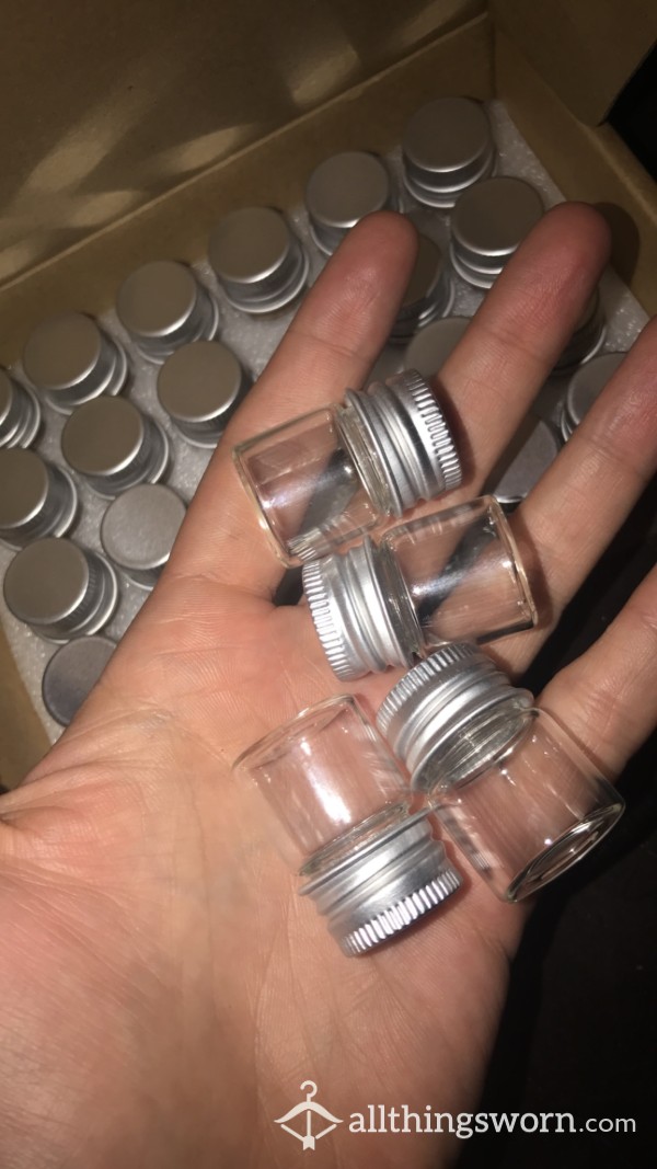 5ml. Glass Jars