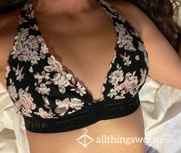 6 Year Old Lace Floral Bralette (PINK) - 3 Days