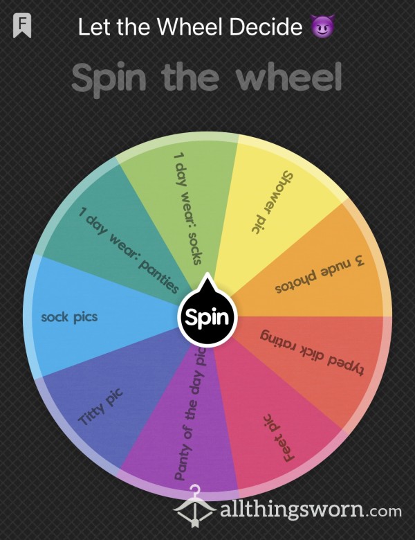 $7 SPIN THE WHEEL