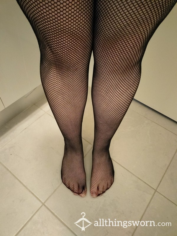 8 Hours Wear! Really Stinky 😳😳 Fishnet Stockings