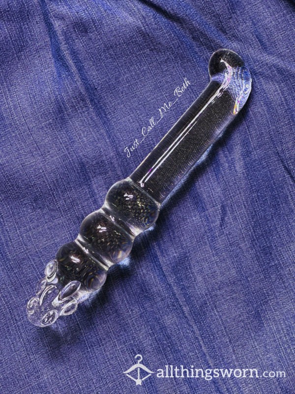 8-Inch Double Ended Glass Dildo