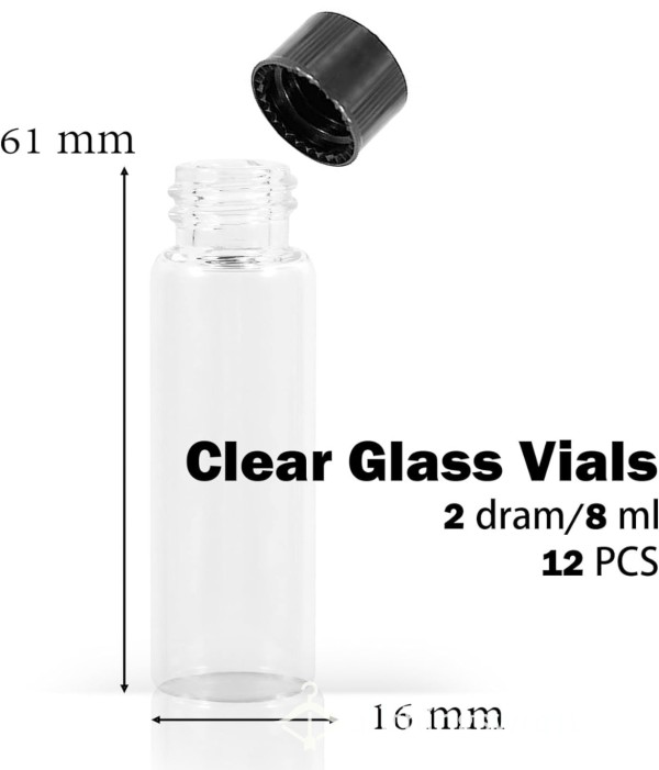 8ml Glass Vials - Fill With Your Choice Of Fluid