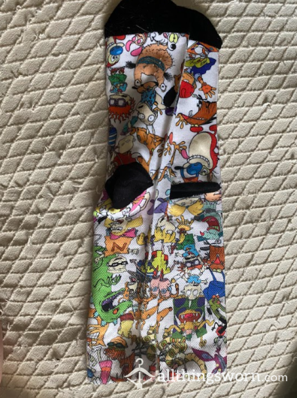 90's Nickelodeon Character Socks