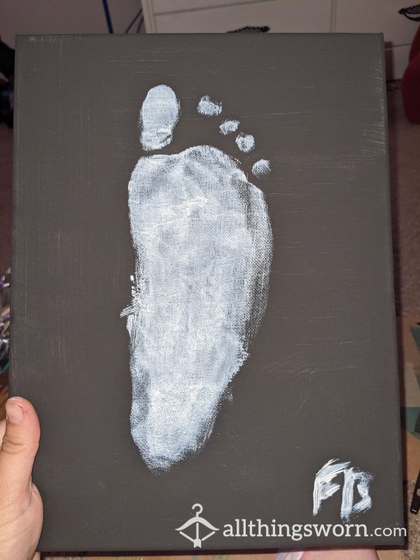 9x12in Feet Painting