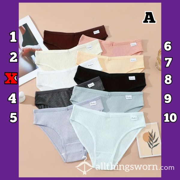 A, Fullback Panties Size 16  Different Colours