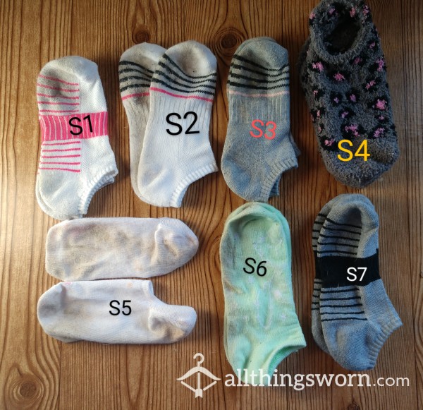 A Lot Of Ankle Socks For Sale