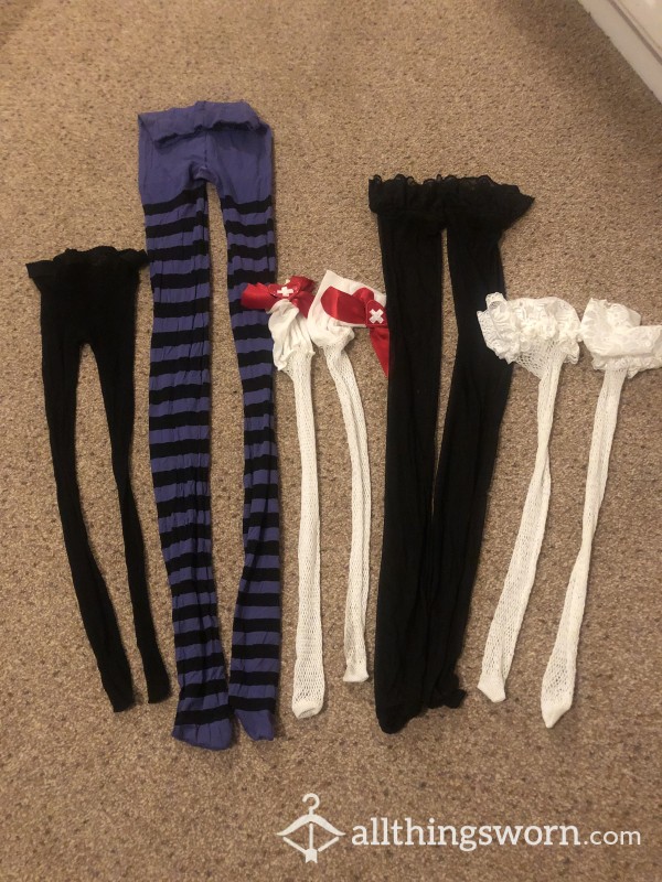 A Selection Of Tights And Stockings