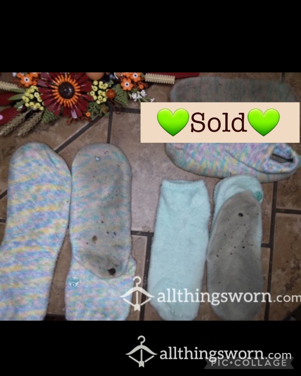🚚READY TO SHIP WITHIN 24HOURS🚚ABSOLUTELY FILTHY, UNWASHED🙊Aloe Infused Socks🧦 Each Pair Worn Every Day For Up To 6 MONTHS😵‍💫