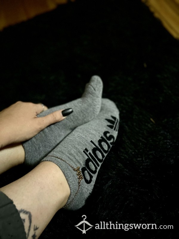 ADIDAS Gray Ankle Socks