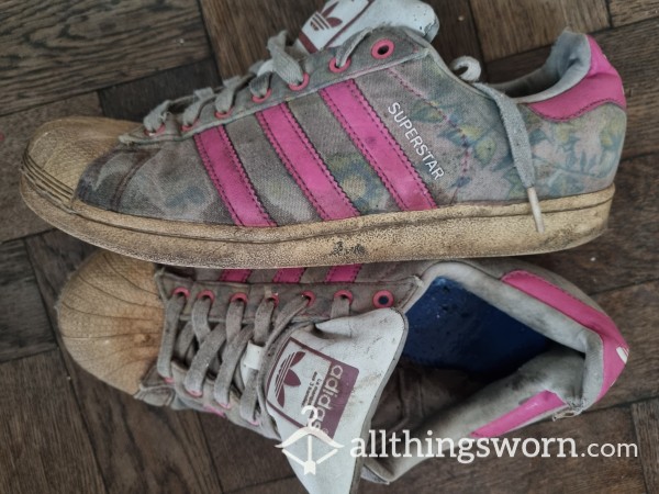 Adidas Originals Shell Toes Fousty Dirty And Gross