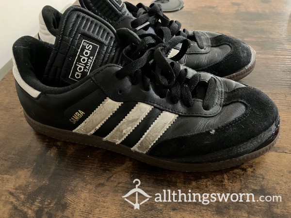 Destroyed Adidas Samba Turf Shoes - 19 Years Old - Includes US Shipping
