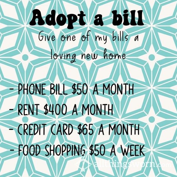 Adopt A Bill 💵