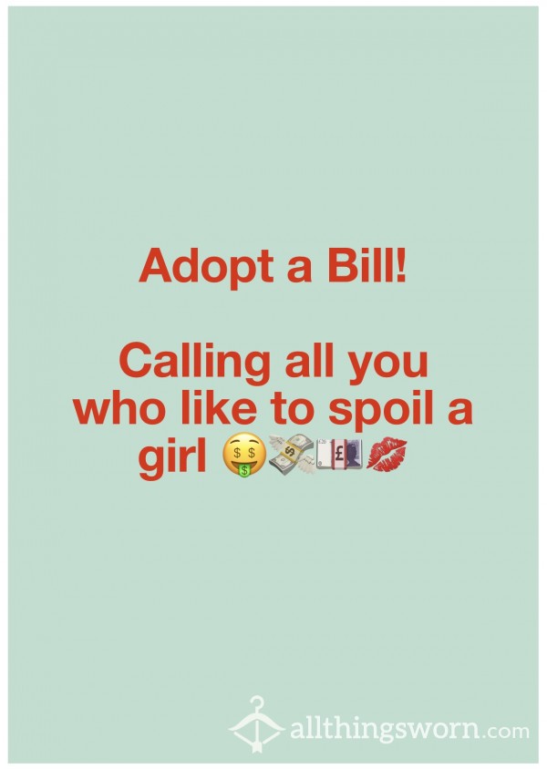 Adopt A Bill 🤍