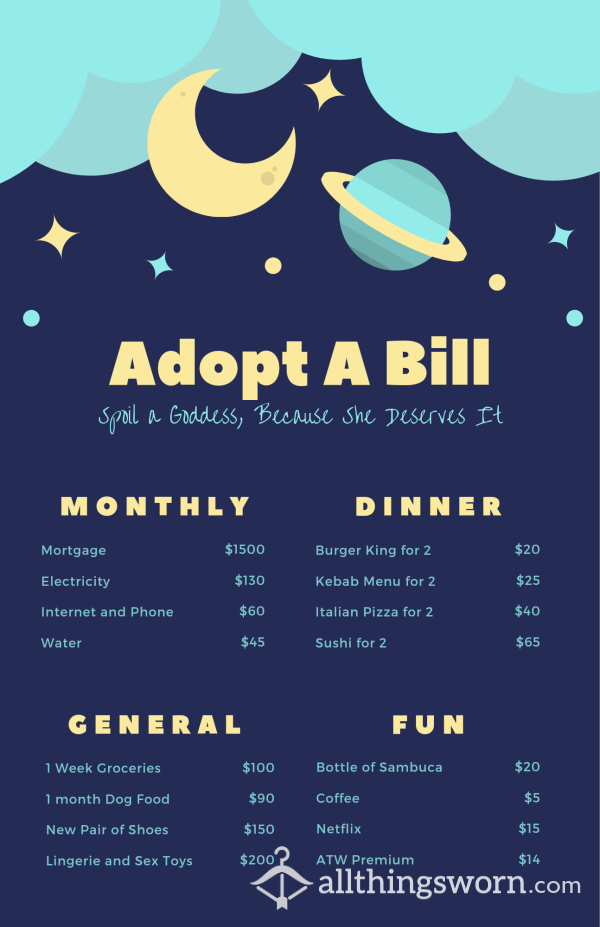Adopt A Bill - I Deserve It 🤭😉🥰
