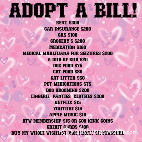 Adopt A Bill 💸