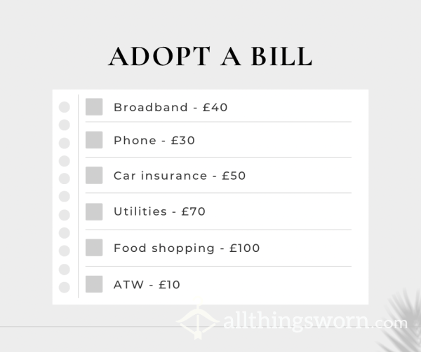 Adopt A Bill