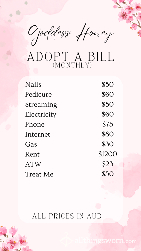 Adopt A Bill 😘💵