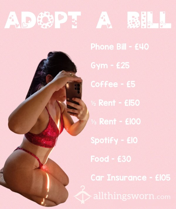Adopt A Bill 🙊🥰