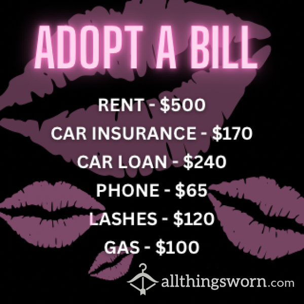 Adopt A Bill 💘