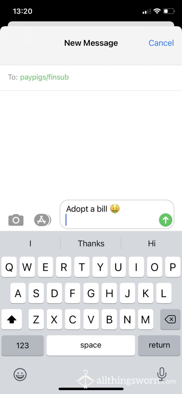 Adopt A Bill 🤑 🐽