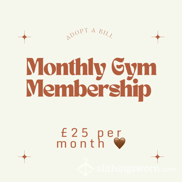 Adopt A Bill ~Gym Membership 💸