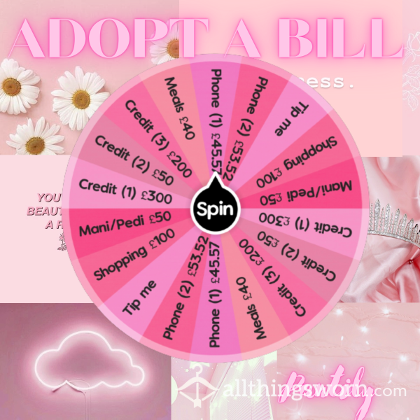 Adopt A Bill (Spin The Wheel)