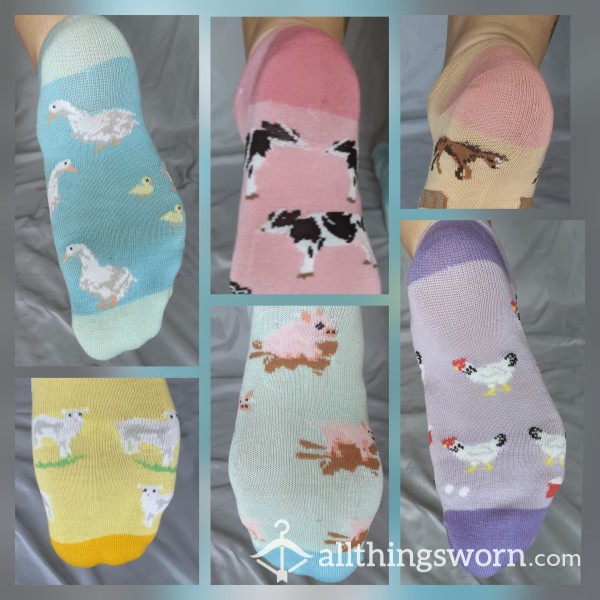 Adorable Animal Ankle Socks