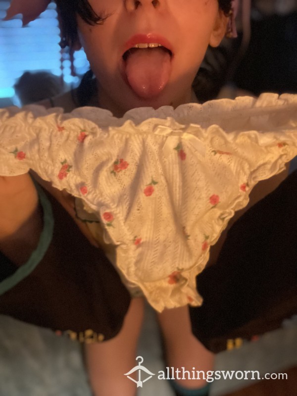 Adorable White And Used Panties!!!