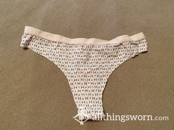 Adrienne Pink Pattern Thong Pantie