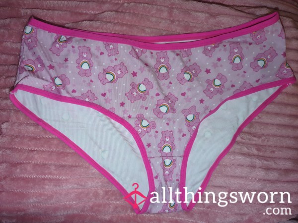 Adult Size UK 20. Super Cute Pink Carebear Panties