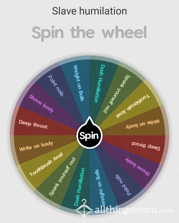 Wheel !! - Alex Steels Big Wheel #1  - Slave Wheel - A Wheel For You Slave Sluts