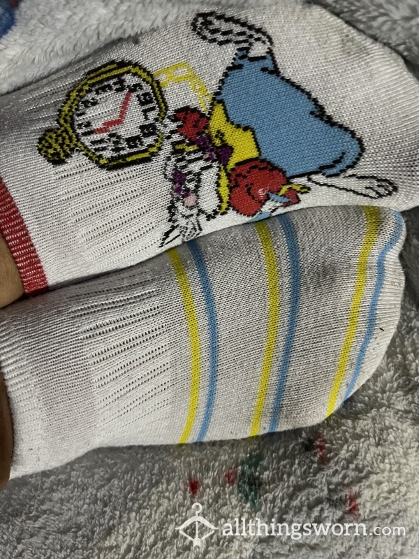 Alice In Wonderland Ankle Socks
