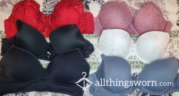 All Used Bras 🍒 Available For Purchase And Customisation ❤️