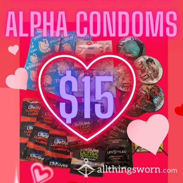 Alpha's Cum Filled Condoms